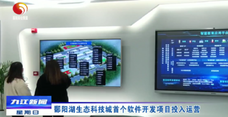 鄱陽湖生態科技城首開新篇 首個軟件開發項目正式投入運營，開啟智慧生態新紀元